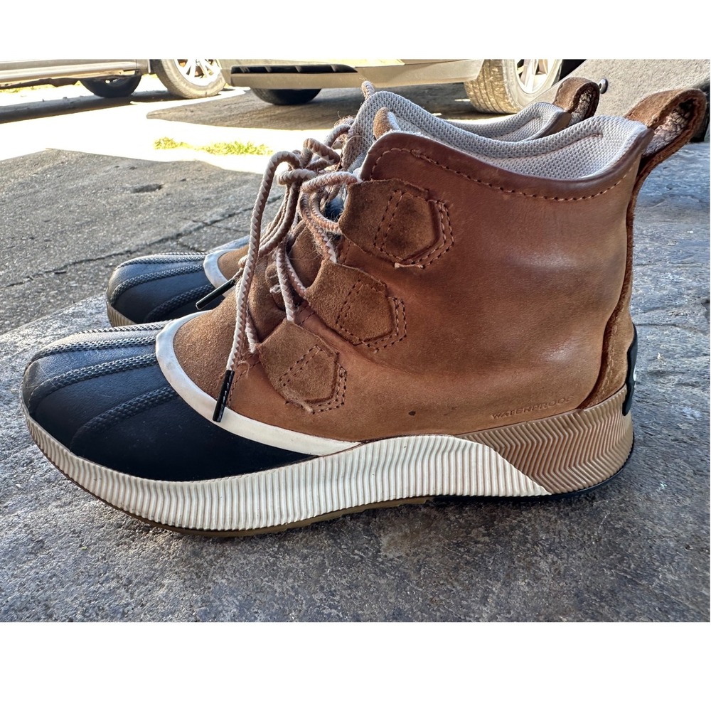 Sorel Out N About III Classic Waterproof Duck Boots Elk Black NL4431-243 Women 8